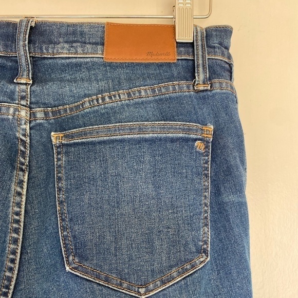MADEWELL Denim 9” High Rise Skinny Jeans Womens Size 27 Tall - Picture 4 of 13
